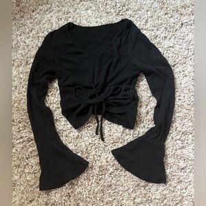 Black Long Sleeve Women's Top